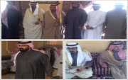 رئيس مركز امارة #جبة وشيخ شمل بني رشيد في ضيافة أبناء الشيخ إبراهيم المرعيد يرحمه الله