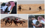 ضمن فعاليات عيد جبه "بالصور" الشيخ بدر بن حجر بن ناحل رئيس إمارة #جبة يرعى حفل سباق الخيل