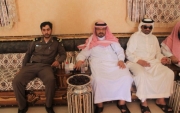بحضور رؤساء الدوائر الحكوميه بجبه الشيخ موفق المرعيد يقيم مأدبة غداء لمدير مركز شرطة #جبة