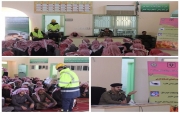 بالصور| في ثانوية #جبة الدفاع المدني بجبة يقيم محاضرة "المفهوم العام للوقاية من الحوادث"