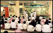 مدرسة تحفيظ القران بـ #جبة تكرم طلابها المتميزين سلوكيا وعلمياً